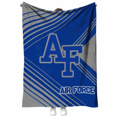 air force falcons diagonal stripes blue blanket best selling