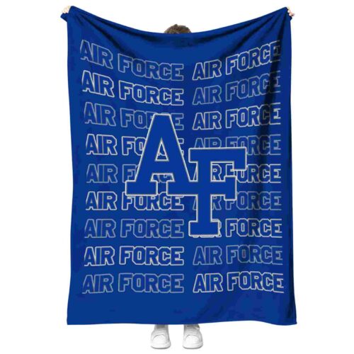 air force falcons fan pride blue blanket best selling