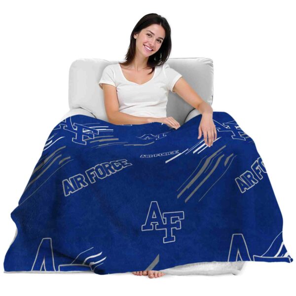air force falcons fan spirit blue blanket latest model