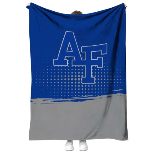 air force falcons gradient dots blue blanket best selling