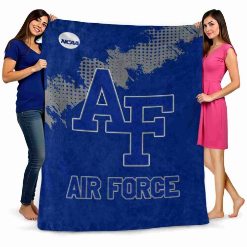 air force falcons grunge texture blue blanket fashion forward