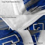 air force falcons paint streaks blue white blanket premium grade