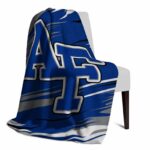 air force falcons paint streaks blue white blanket top rated