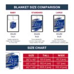 air force falcons paint streaks blue white blanket trendy