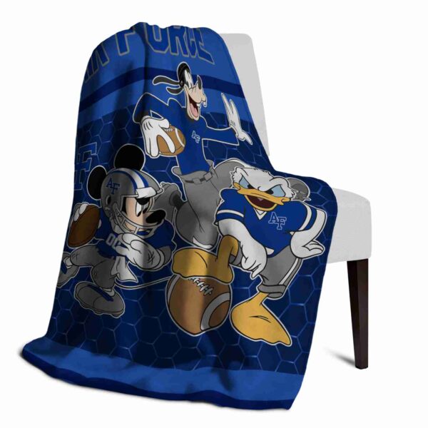 air force falcons three musketeers blue blanket top rated