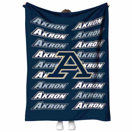 akron zips fan pride blue blanket best selling