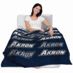 akron zips fan pride blue blanket latest model