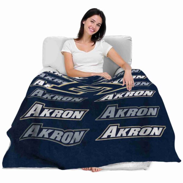 akron zips fan pride blue blanket latest model