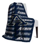 akron zips fan pride blue blanket top rated