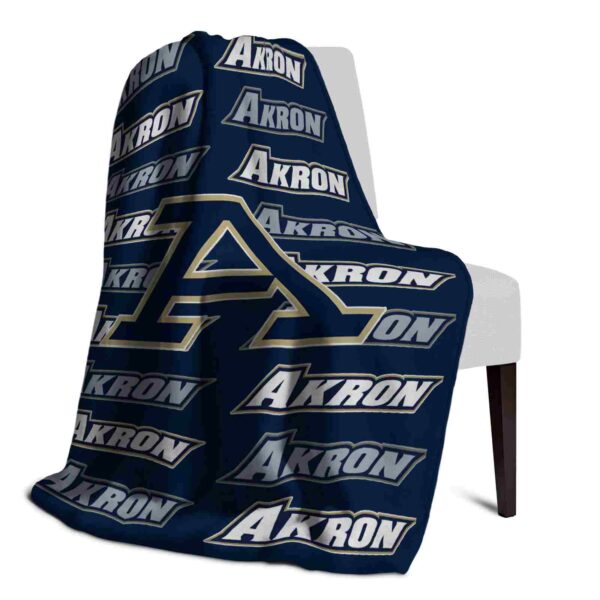 akron zips fan pride blue blanket top rated