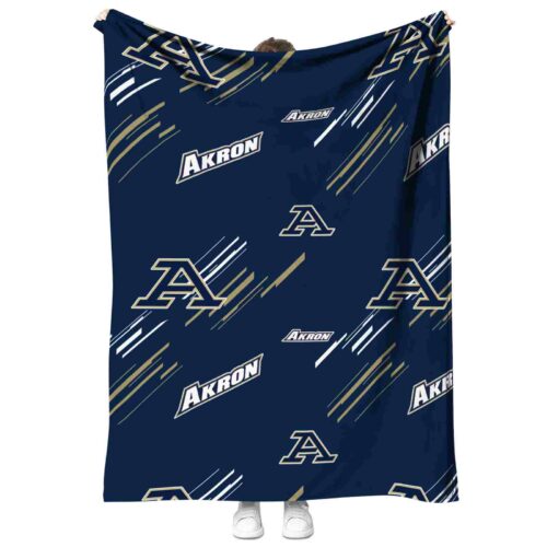 akron zips fan spirit blue blanket best selling