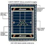 akron zips football field blue blanket best selling