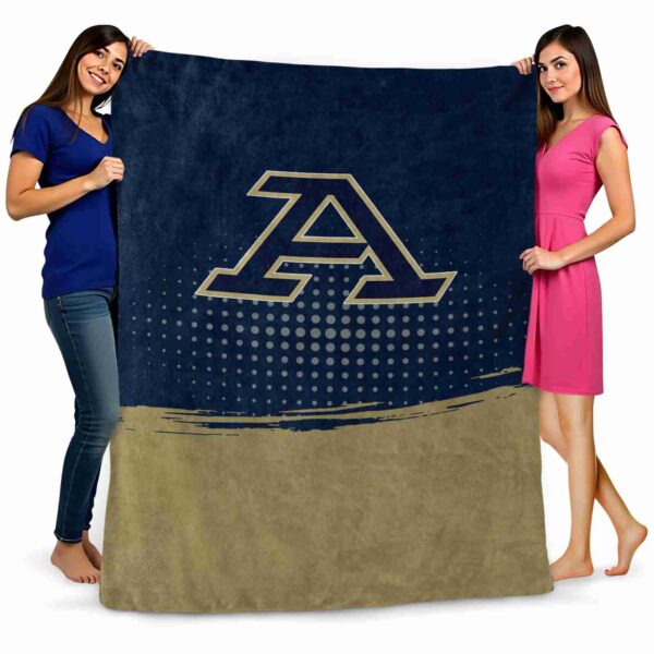 akron zips gradient dots blue blanket fashion forward