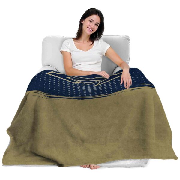 akron zips gradient dots blue blanket latest model