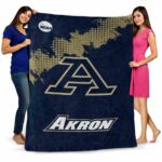 akron zips grunge texture blue blanket best selling