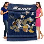 akron zips three musketeers blue blanket best selling