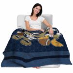 akron zips three musketeers blue blanket best selling