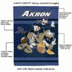 akron zips three musketeers blue blanket best selling