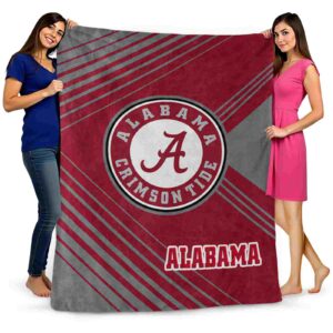 alabama crimson tide diagonal stripes crimson blanket fashion forward