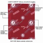 alabama crimson tide fan spirit crimson blanket best selling