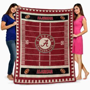 alabama crimson tide football field crimson blanket fashion forward