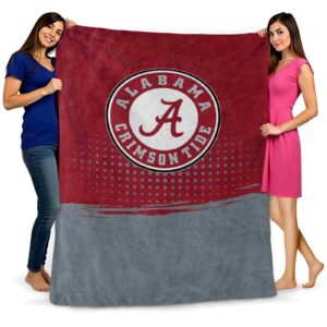 alabama crimson tide gradient dots crimson blanket fashion forward