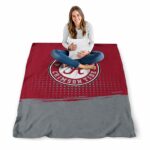 alabama crimson tide gradient dots crimson blanket high quality