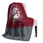 alabama crimson tide gradient dots crimson blanket top rated