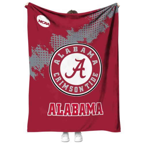 alabama crimson tide grunge texture crimson blanket best selling