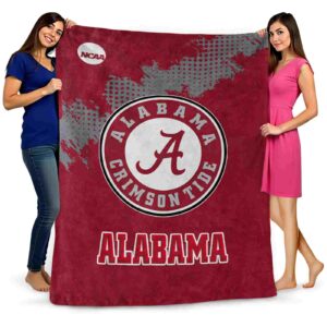 alabama crimson tide grunge texture crimson blanket fashion forward