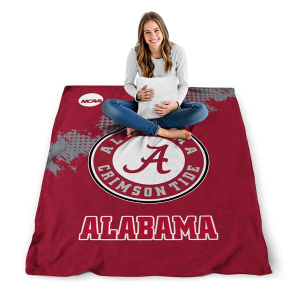 alabama crimson tide grunge texture crimson blanket high quality