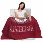 alabama crimson tide grunge texture crimson blanket latest model
