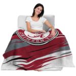 alabama crimson tide paint streaks crimson white blanket best selling