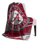alabama crimson tide paint streaks crimson white blanket best selling