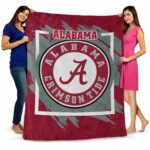 alabama crimson tide splatter effect crimson blanket best selling