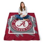 alabama crimson tide splatter effect crimson blanket best selling