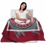 alabama crimson tide splatter effect crimson blanket best selling