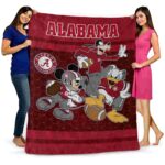 alabama crimson tide three musketeers crimson blanket best selling