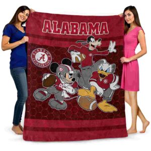 alabama crimson tide three musketeers crimson blanket fashion forward