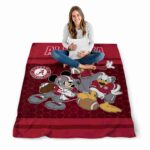 alabama crimson tide three musketeers crimson blanket best selling
