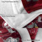 alabama crimson tide three musketeers crimson blanket best selling