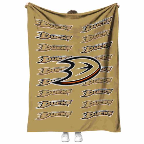 anaheim ducks fan pride gold blanket best selling