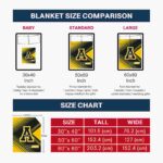 appalachian state mountaineers diagonal stripes black blanket best selling