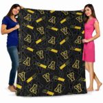 appalachian state mountaineers diehard fans black blanket best selling