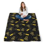 appalachian state mountaineers diehard fans black blanket best selling