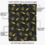 appalachian state mountaineers diehard fans black blanket best selling