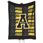 appalachian state mountaineers fan pride black blanket best selling