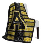 appalachian state mountaineers fan pride black blanket best selling