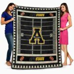 appalachian state mountaineers football field black blanket fashion forward