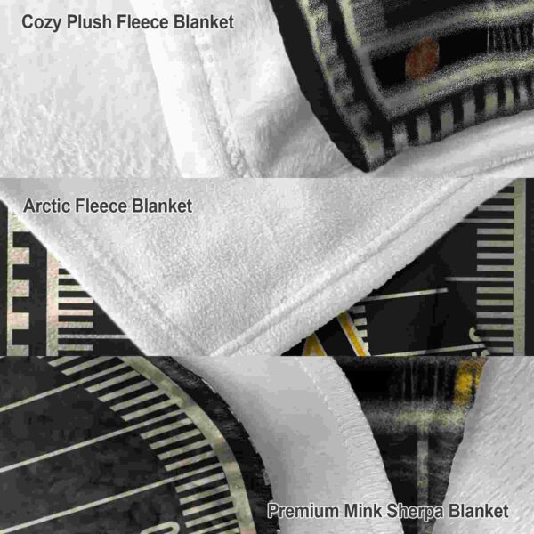 appalachian state mountaineers football field black blanket premium grade